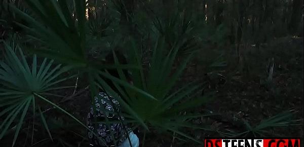  Submissive teen got lost in the woods - Full at DSteens.com